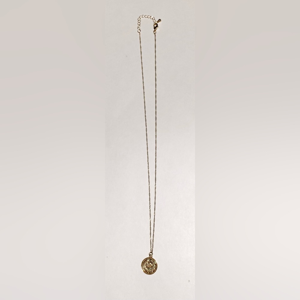 ASOS Gold Chain Coin Pendant Necklace